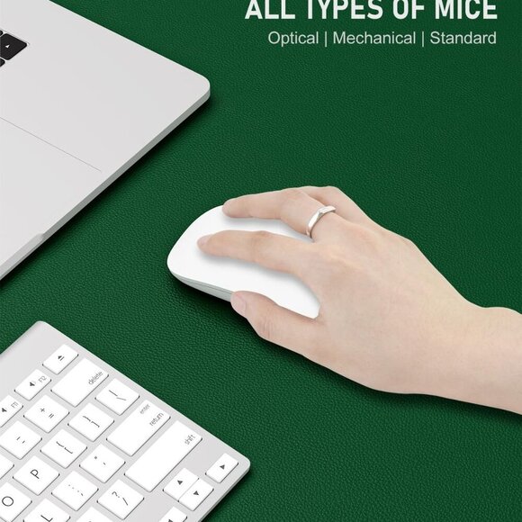 Desk Pad, 23.6" x 13.8" PU Leather Non-Slip Desk Mat Large Mouse Pad for Desktop - Picture 4 of 7